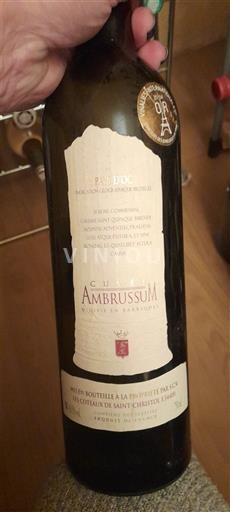 Languedoc și Roussillon Vin de Pays d'Oc Domaine Coteaux de Saint Christol Ambrussum 2013