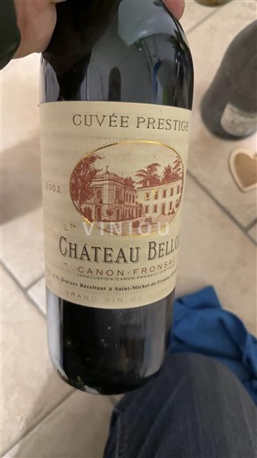 Bordeaux Canon-Fronsac Château Bellot Prestige 2002