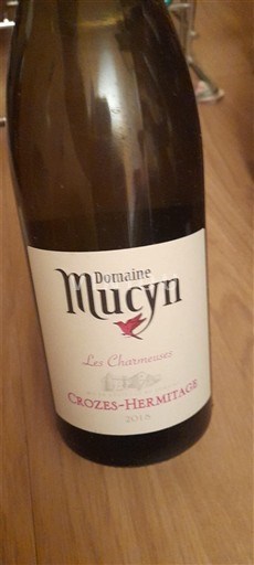Rhônen laakso Crozes-Hermitage Domaine Mucyn Les Charmeuses 2018