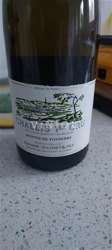Burgundi Chablis Premier Cru Domaine Vocoret & Fils Montée de Tonnerre Ei vuosikertaa