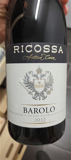 Piemont Barolo Ricossa 2012