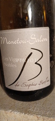 Viinit Blanc sec Les Vignes Nobles Sophie Bertin 2011 Ranska Loiren laakso Menetou-Salon AOC
