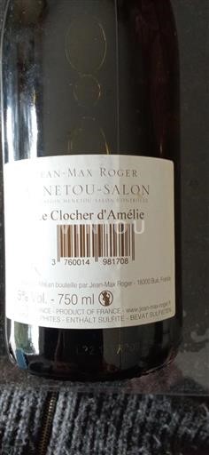 Valea Loarei Menetou-Salon Jean-Max Roger Le Clocher d'Amélie 2022