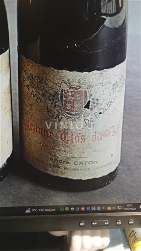 Burgundsko Beaune Premier Cru André Caton Clos des Mouches 1964