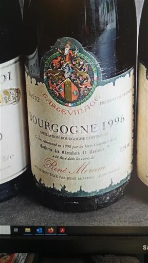 Wijnen Blanc sec Tassevinage René Moreau 1996 Frankrijk Bourgondië Bourgogne AOC