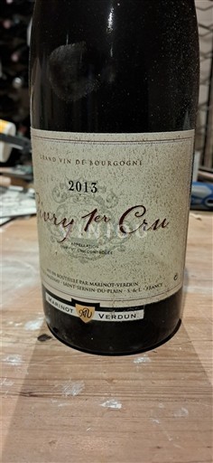 Burgundia Nespecificat Premier Cru Marinot-Verdun 2013