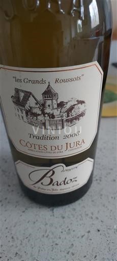 Jura Côtes-du-Jura Badoz Les Grands Roussots Tradition 2008