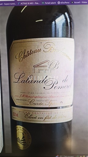 Burdeos Lalande-de-Pomerol Château Bellesme 2003