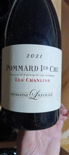 Bourgogne Pommard Premier Cru Domaine Lafouge Les Chanlins 2021