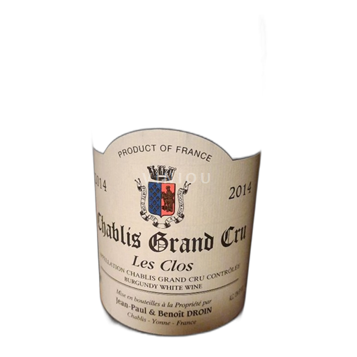 Burgundia Chablis Grand Cru Grand Cru Jean-Paul & Benoît Droin Les Clos 2014