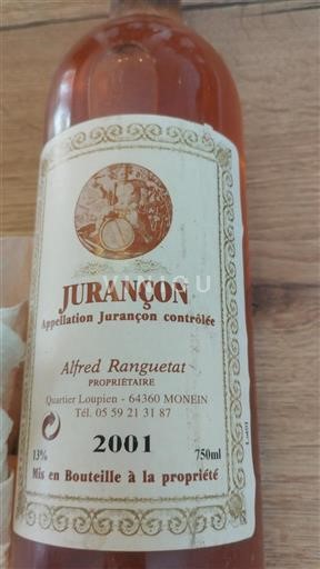 Sudoeste Jurançon Alfred Ranguetat 2001