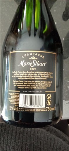 Champaña Champán Marie Stuart Brut Sin añada