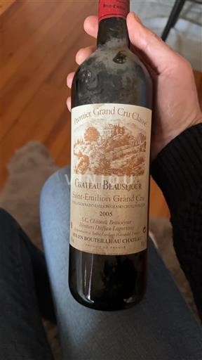 Bordeaux Saint-Émilion Grand Cru Château Beauséjour 2005