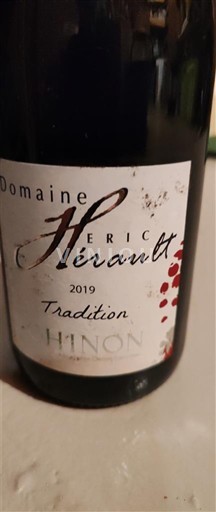Vale do Loire Chinon Domaine Éric Hérault Tradition 2019
