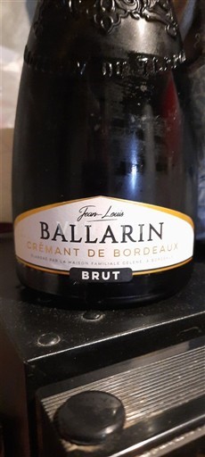 Bordeaux Crémant de Bordeaux Ballarin Jean Louis Nemilésimat
