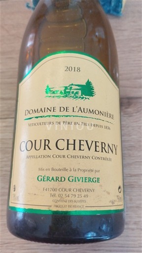 Valea Loarei Cour-cheverny Domaine L'Aumonière 2018