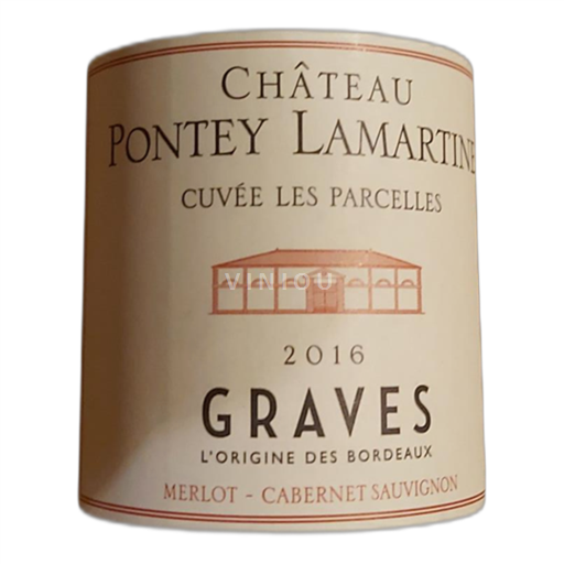 Bordéus Graves Château Pontey Lamartine Les Parcelles 2016
