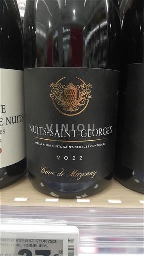 Burgundy Nuits-Saint-Georges Cave de Mazenay 2022