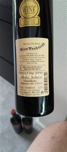 Burgenland Neusiedlersee Opitz One 1999
