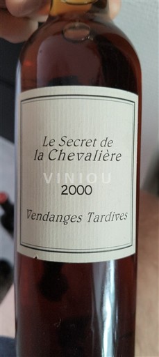 Alsace Vendanges Tardives Le Secret de la Chevalière 2000