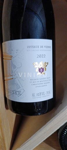 Alpi și Țara Rodanezilor Dealurile Rodiene. Christophe Semaska Syrah d'Auguste 2022