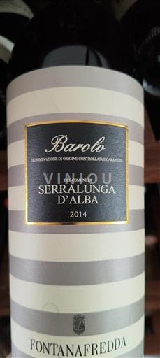 Piemont Barolo Fontanafredda Serralunga d'Alba 2014