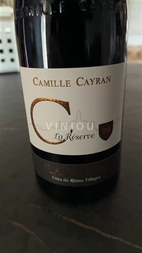 Valle del Ródano Côtes del Ródano Pueblos Camille Cayran La Réserve Sin añada