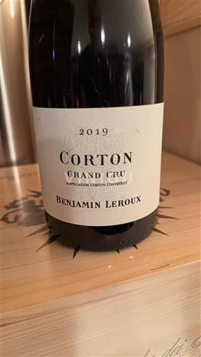 Burgundia Corton Grand Cru Benjamin Leroux 2019