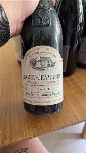 Burgundia Gevrey-Chambertin Premier Cru Domaine Humbert Frères Premier Cru Poissenot 2011