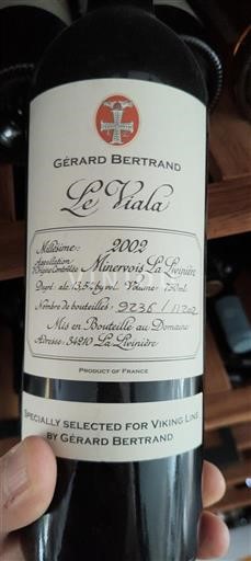 Languedoc Minervois-la-Livinière Gérard Bertrand Le Viala 2002