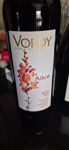 Languedoc Minervois Domaine Vordy Alice 2023
