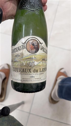 Loiren laakso Coteaux-du-Layon Château Valin 1991