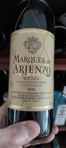 La Rioja Rioja Marqués de Arienzo Gran Reserva 1991