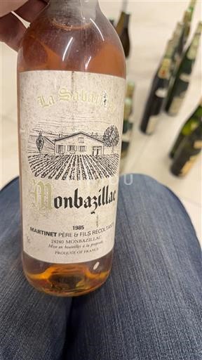 Viner Blanc liquoreux La Sabatière 1985 Frankrike Sydväst Monbazillac AOC
