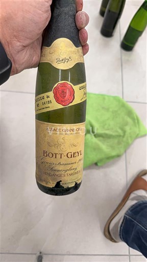 Alsácia Alsácia Grand Cru Grand Cru Bott-Geyl 1998