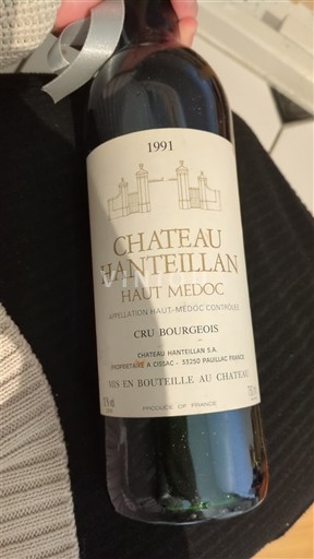 Bordeaux Haut-Médoc Château Hanteillan 1991