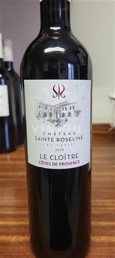 Wines Rouge sec Le Cloître Château Sainte Roseline 2019 France Provence Côtes-de-Provence AOC