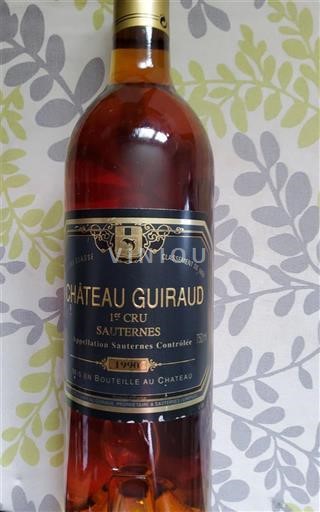 Burdeos Sauternes Premier Cru Château Guiraud 1991
