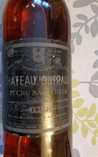 Burdeos Sauternes Premier Cru Château Guiraud 1967