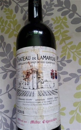 Bordeaux Haut-Médoc Château Lamarque 1975