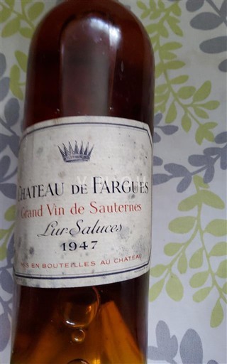 Burdeos Sauternes Château Fargues 1947