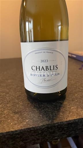 Borgonha Chablis Bovier & Fils 2023