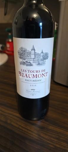 Bordeaux Haut-Médoc Château Beaumont Les Tours de Beaumont 2016