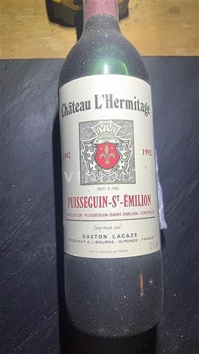 Burdeos Puisseguin-saint-émilion Château L'Hermitage 1992