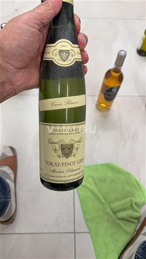 Vinhos Blanc sec Cuvée Réserve Maurice Schueller 2001 França Alsácia Vin de France