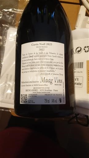 Languedoc și Roussillon Vin de Pays d'Oc Maag Vins Noël 2025 2022