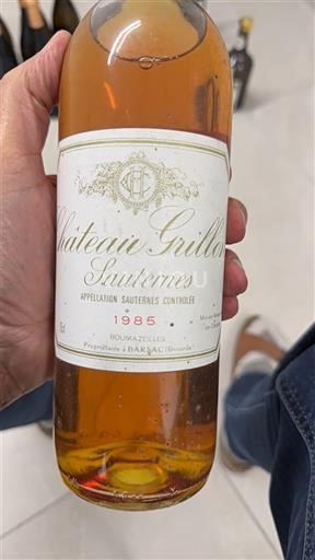 Bordeaux Sauternes Château Grillon 1985