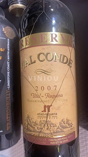 Comunitatea Valenciană Utiel-Requena Val Conde Reserva 2007