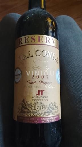 Valenciaregionen Utiel-Requena Val Conde Reserva 2007