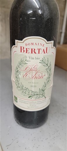 Sud-Vest Ariège Domaine Bertau Délys d'Olivier 2020